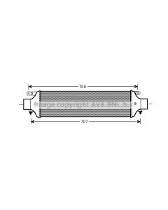 AVA QUALITY COOLING FTA4364 - Intercooler
