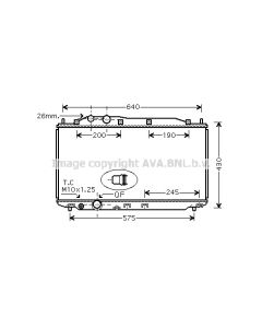 AVA QUALITY COOLING HD2228 - Radiatore, Raffreddamento motore