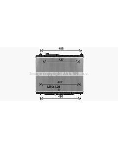 AVA QUALITY COOLING HD2321 - Radiatore, Raffreddamento motore