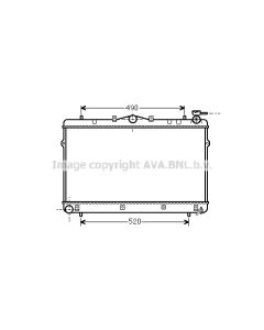 AVA QUALITY COOLING HYA2043 - Radiatore, Raffreddamento motore