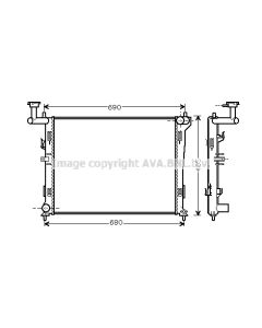 AVA QUALITY COOLING HYA2179 - Radiatore, Raffreddamento motore