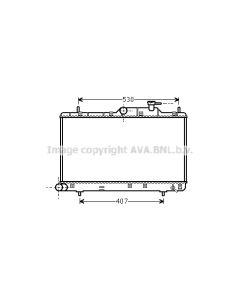 AVA QUALITY COOLING HYA2307 - Radiatore, Raffreddamento motore
