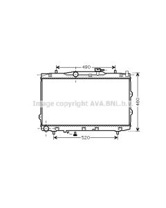 AVA QUALITY COOLING KAA2074 - Radiatore, Raffreddamento motore