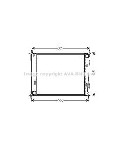 AVA QUALITY COOLING KAA2143 - Radiatore, Raffreddamento motore
