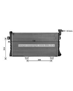 AVA QUALITY COOLING LA2024 - Radiatore, Raffreddamento motore