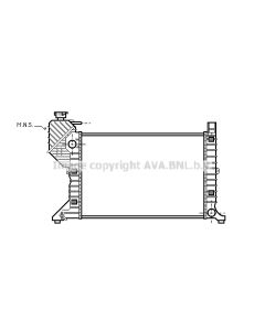 AVA QUALITY COOLING MSA2181 - Radiatore, Raffreddamento motore