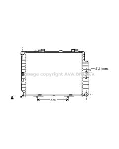 AVA QUALITY COOLING MSA2287 - Radiatore, Raffreddamento motore