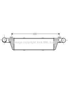 AVA QUALITY COOLING MSA4224 - Intercooler