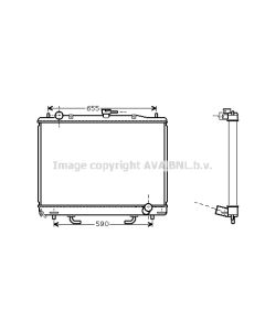 AVA QUALITY COOLING MT2163 - Radiatore, Raffreddamento motore