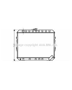 AVA QUALITY COOLING MT2187 - Radiatore, Raffreddamento motore