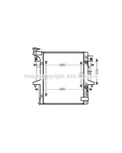 AVA QUALITY COOLING MT2204 - Radiatore, Raffreddamento motore