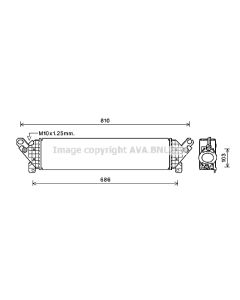 AVA QUALITY COOLING MZA4277 - Intercooler