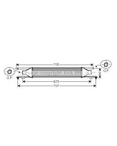 AVA QUALITY COOLING OLA4420 - Intercooler