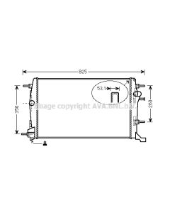 AVA QUALITY COOLING RT2414 - Radiatore, Raffreddamento motore