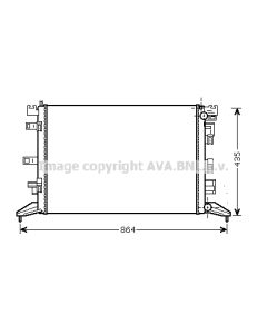AVA QUALITY COOLING RT2425 - Radiatore, Raffreddamento motore