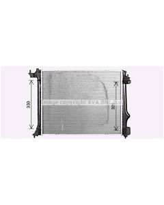 AVA QUALITY COOLING RT2647 - Radiatore, Raffreddamento motore