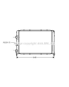 AVA QUALITY COOLING RTA2199 - Radiatore, Raffreddamento motore