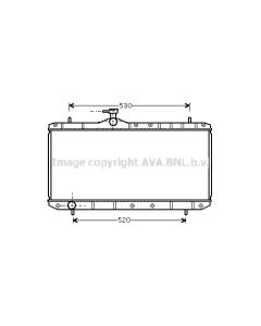 AVA QUALITY COOLING SZ2062 - Radiatore, Raffreddamento motore