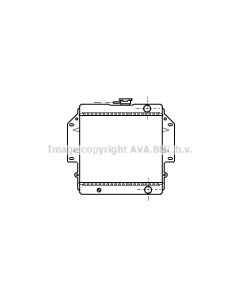 AVA QUALITY COOLING SZA2012 - Radiatore, Raffreddamento motore