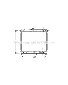 AVA QUALITY COOLING SZA2055 - Radiatore, Raffreddamento motore