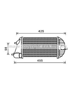 AVA QUALITY COOLING SZA4123 - Intercooler