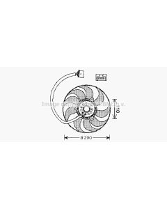 AVA QUALITY COOLING VN7522 - Ventola, Raffreddamento motore