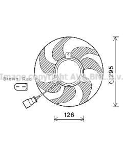 AVA QUALITY COOLING VN7536 - Ventola, Raffreddamento motore