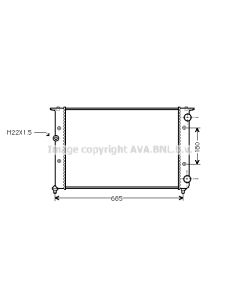 AVA QUALITY COOLING VNA2116 - Radiatore, Raffreddamento motore