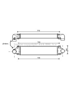 AVA QUALITY COOLING VOA4173 - Intercooler