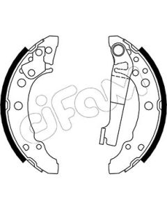 CIFAM 153465 - Kit ganasce freno