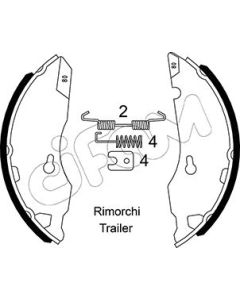 CIFAM 153593 - Kit ganasce freno