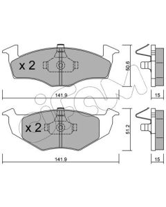 CIFAM 8222062 - Kit pastiglie freno, Freno a disco