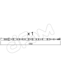 CIFAM SU275 - Contatto segnalazione, Usura past. freno/mat. d'attrito