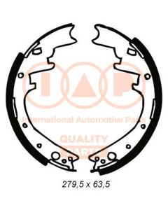 IAP QUALITY PARTS 70502011 - Kit ganasce freno