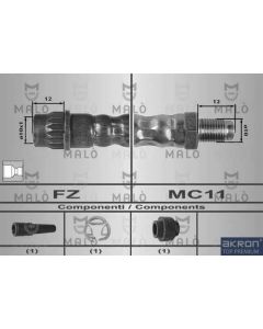 AKRON-MALÒ 80205 - Flessibile del freno