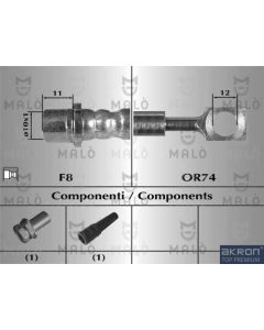 AKRON-MALÒ 80340 - Flessibile del freno