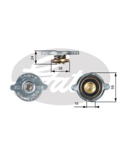 GATES RC125 - Tappo, radiatore