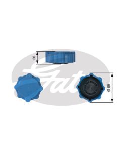 GATES RC214 - Tappo, serbatoio refrigerante
