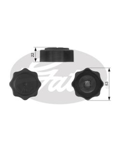 GATES RC229 - Tappo, serbatoio refrigerante