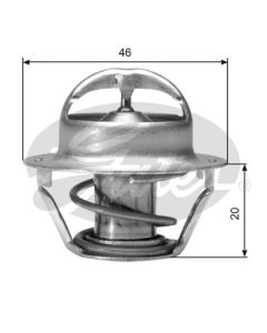 GATES TH03082G1 - Termostato, Refrigerante