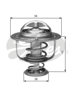 GATES TH31271G1 - Termostato, Refrigerante