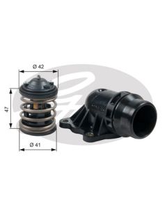 GATES TH47487K2 - Termostato, Refrigerante