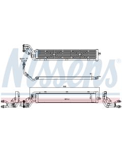 NISSENS 606268 - Radiatore, Raffreddamento motore