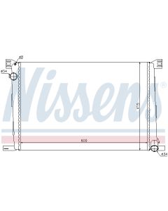 NISSENS 69706 - Radiatore, Raffreddamento motore