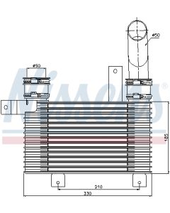 NISSENS 96649 - Intercooler