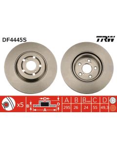 TRW DF4445S - Discofreno