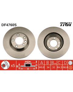 TRW DF4760S - Discofreno