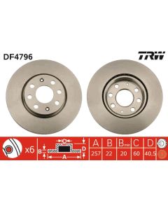 TRW DF4796 - Discofreno
