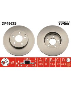 TRW DF4863S - Discofreno