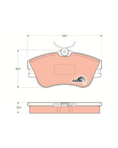 TRW GDB1092 - Kit pastiglie freno, Freno a disco